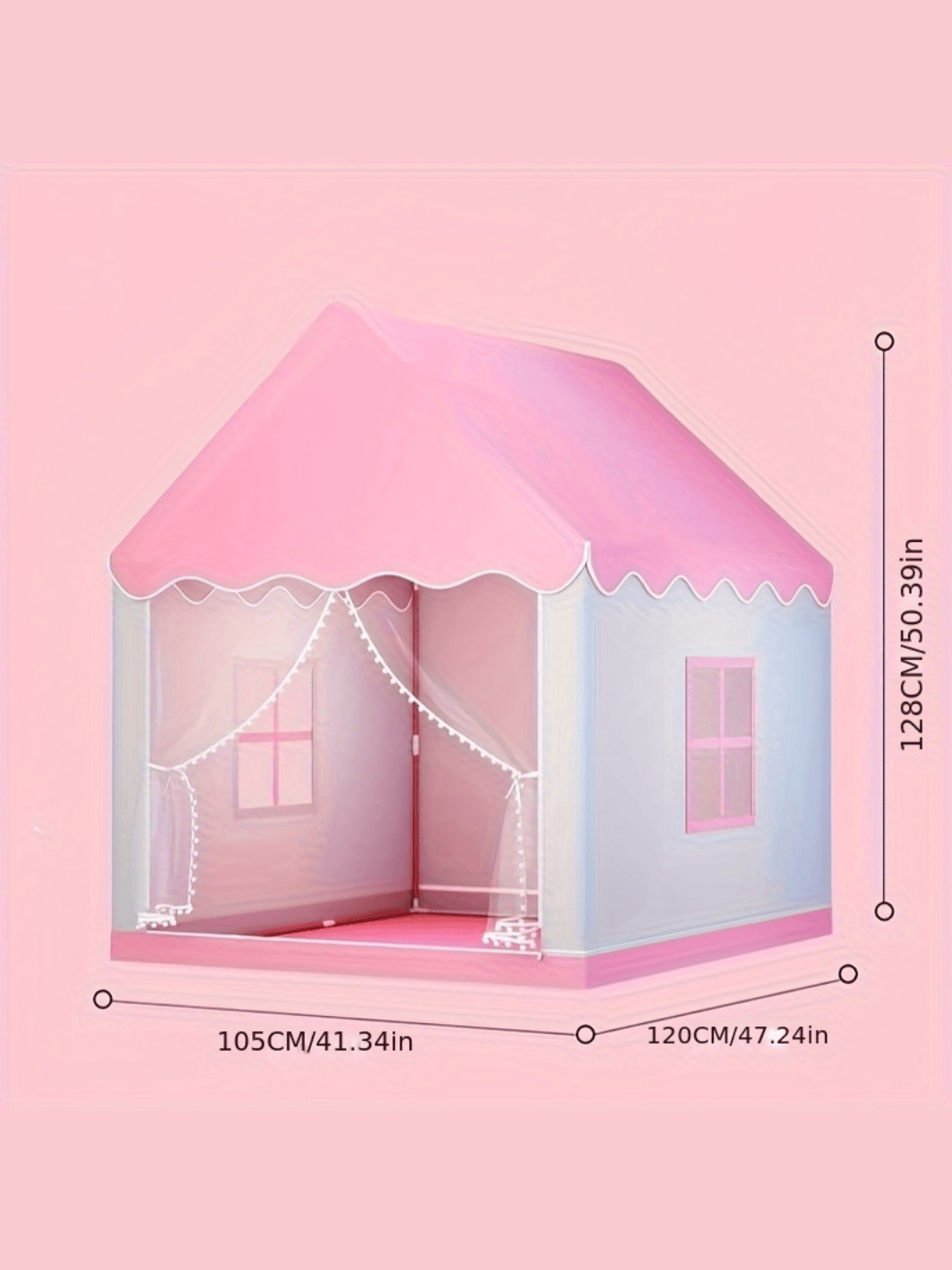 Tente pour fillette | Un espace magique à elle