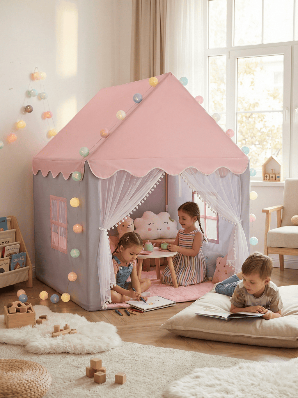 Tente pour fillette | Un espace magique à elle