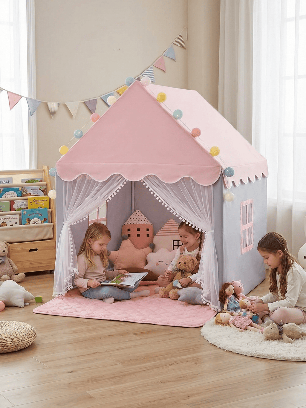 Tente pour fillette | Un espace magique à elle