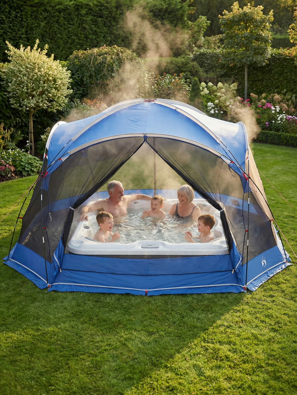 Tente pour jacuzzi | Confort & chaleur toute l’année