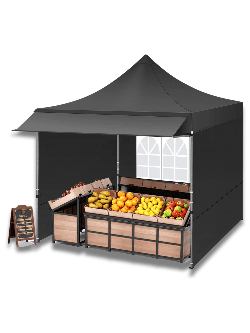 tente pour les marchés