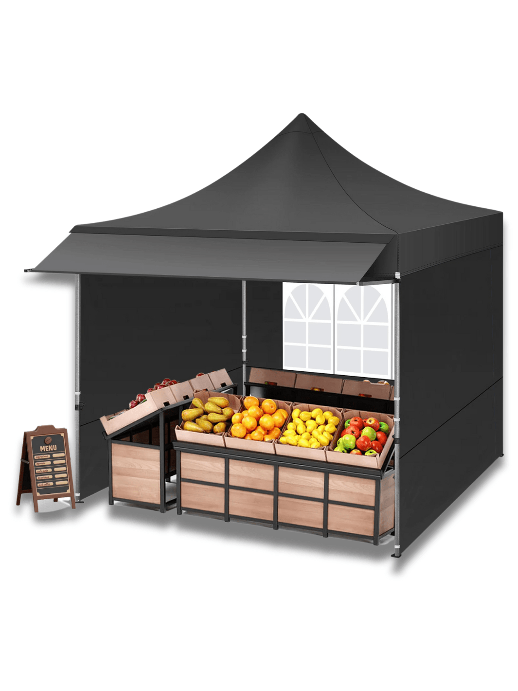 tente pour les marchés