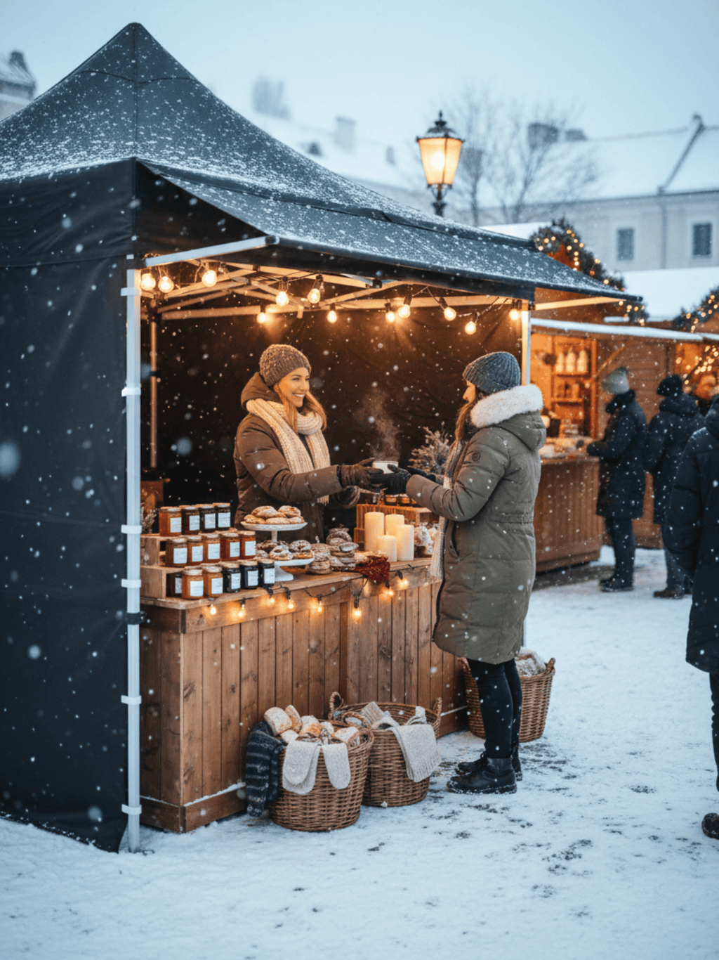 Tente pour les marchés | pliable et solide