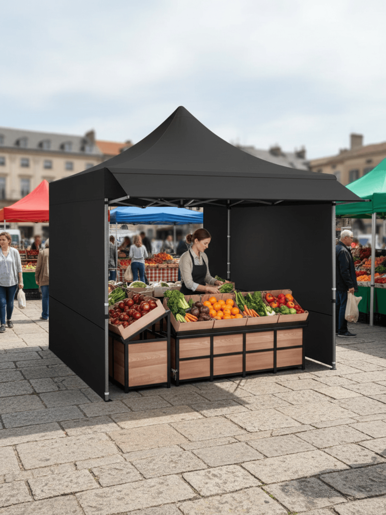 Tente pour les marchés | pliable et solide