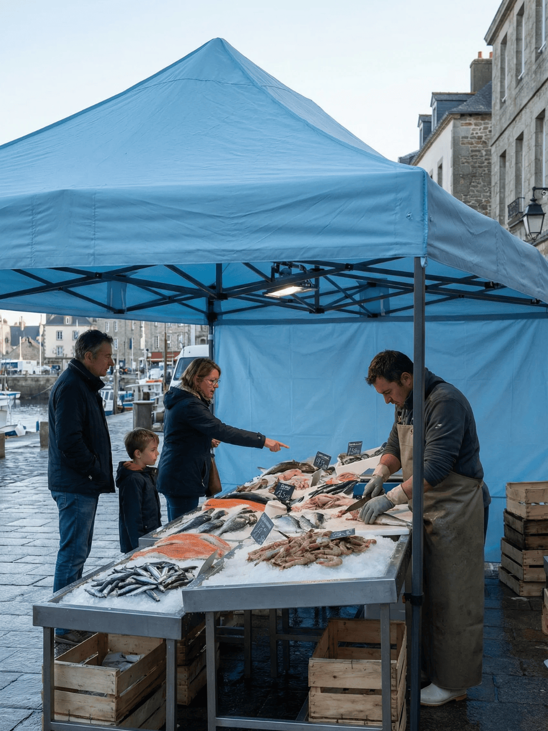 Tente pour les marchés | pliable et solide