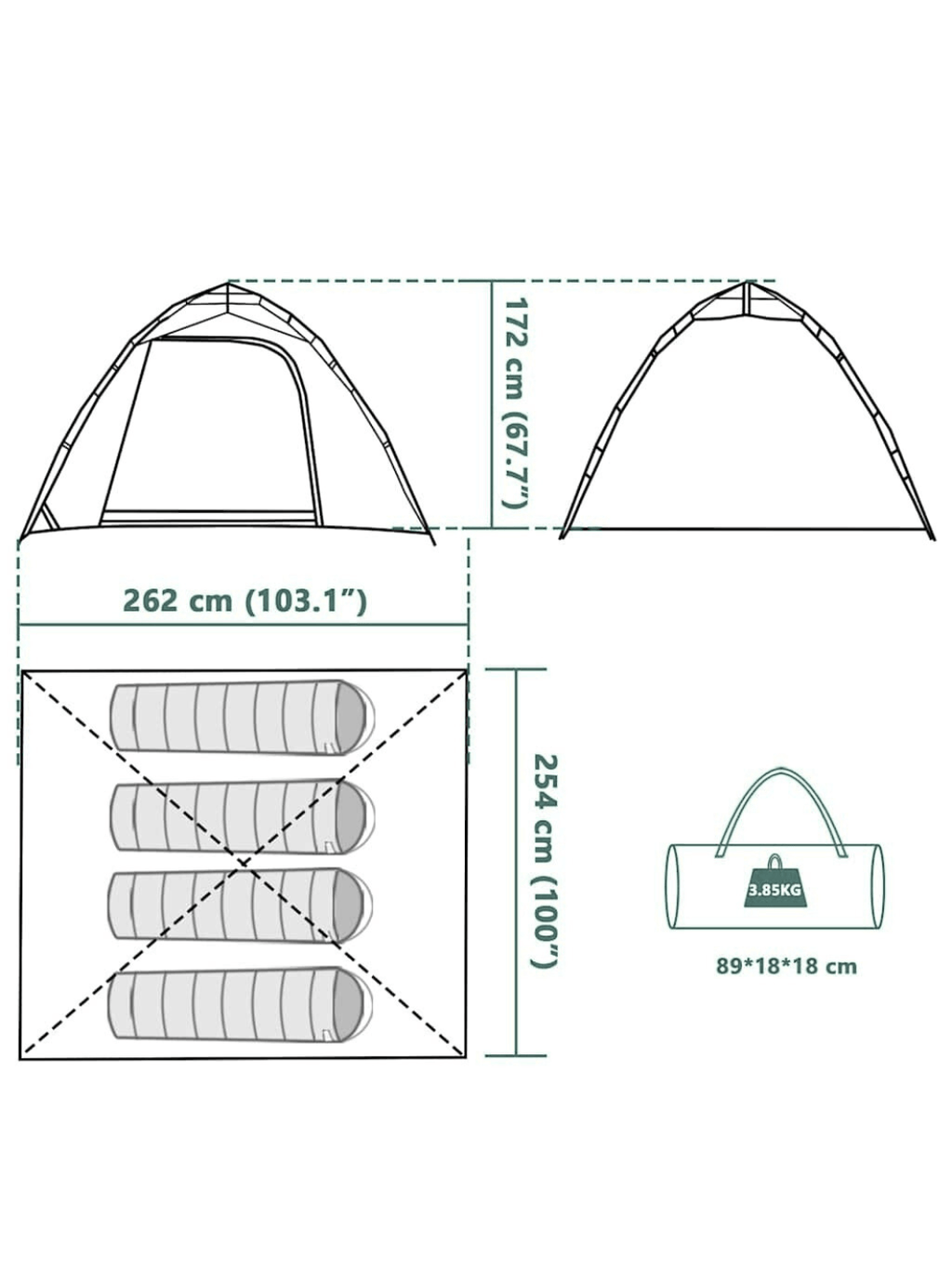 Tente pour pecheur | Abri pratique et rapide