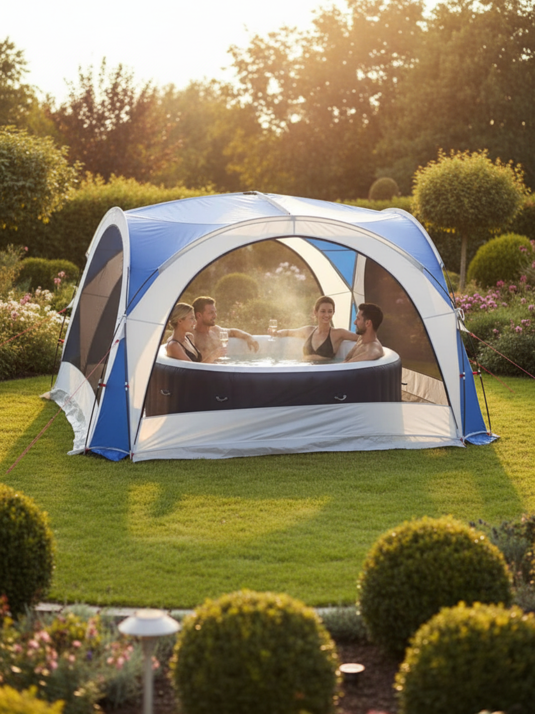 Tente pour piscine et jardin | Abri extérieur polyvalent
