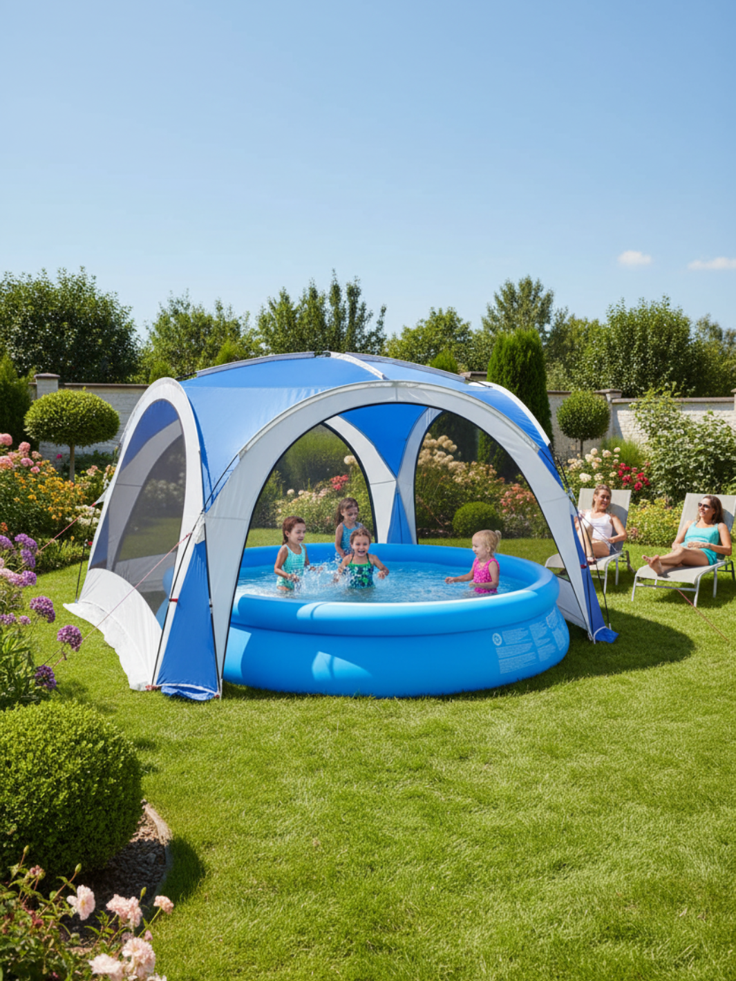 Tente pour piscine et jardin | Abri extérieur polyvalent