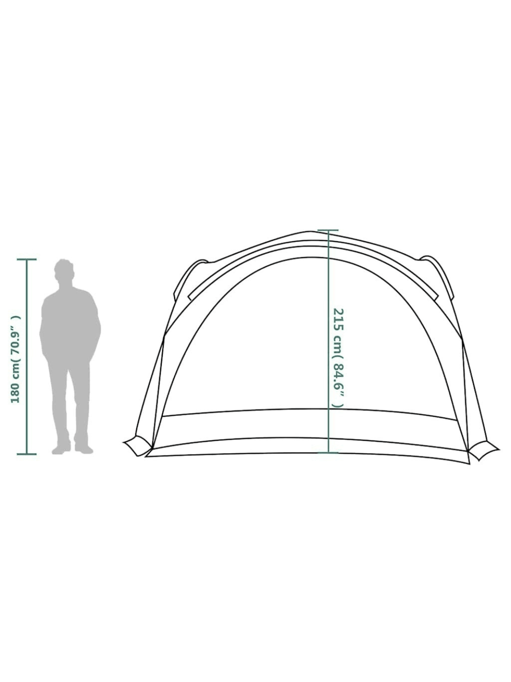 Tente pour piscine et jardin | Abri extérieur polyvalent