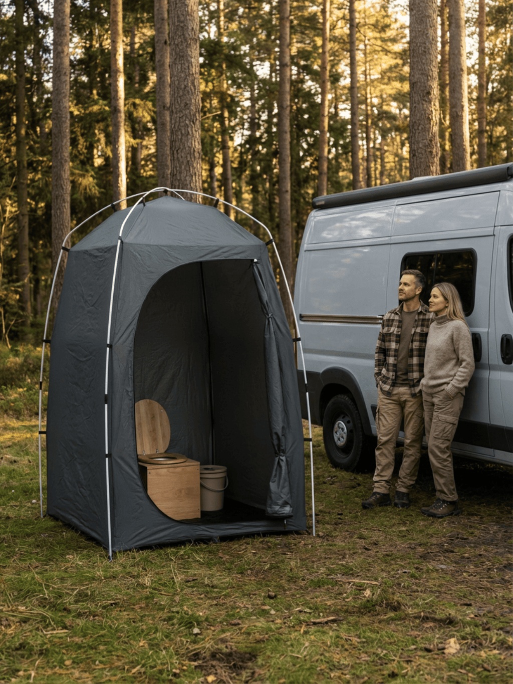 Tente pour toilette camping | Intimité en extérieur
