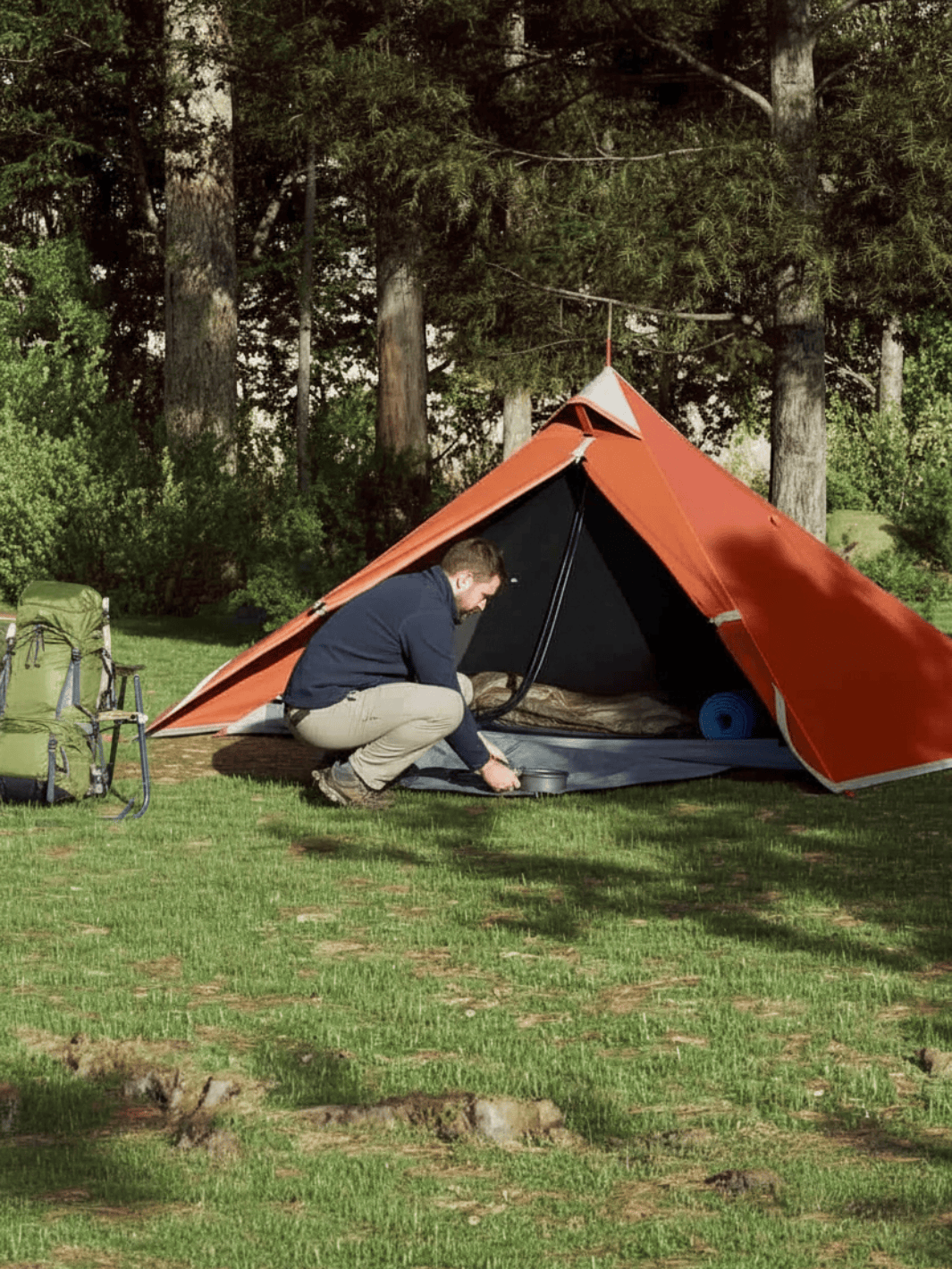 Tente tipi 4 saisons 1 place | Aventure solo