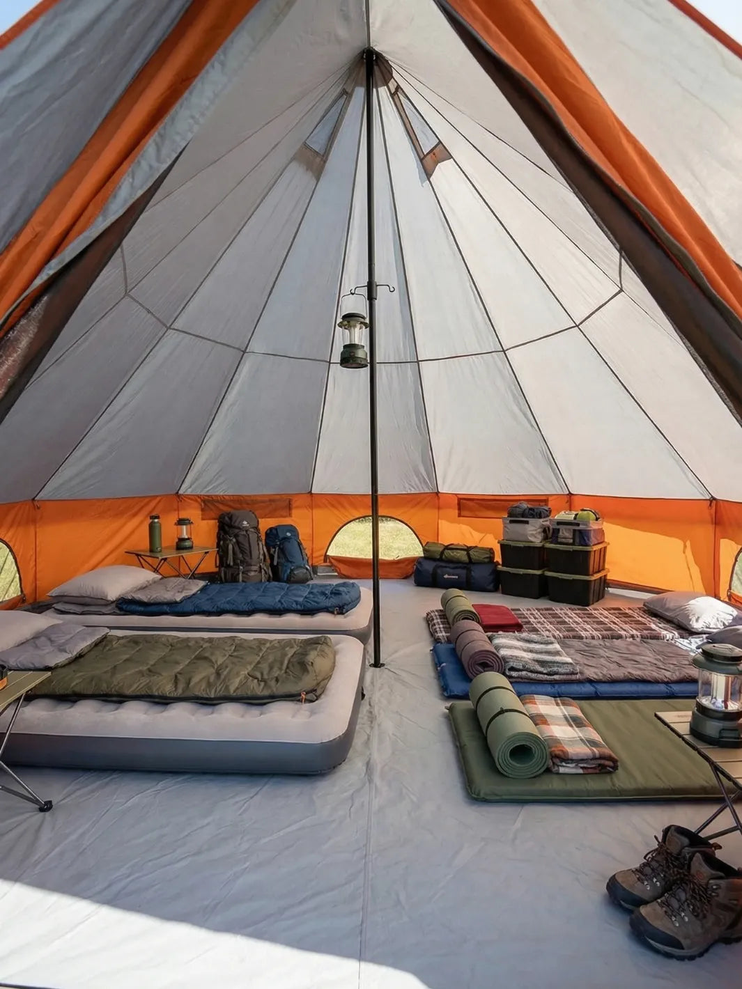 Tente tipi 4 saisons | SPACIEUSE 8 PERSONNES