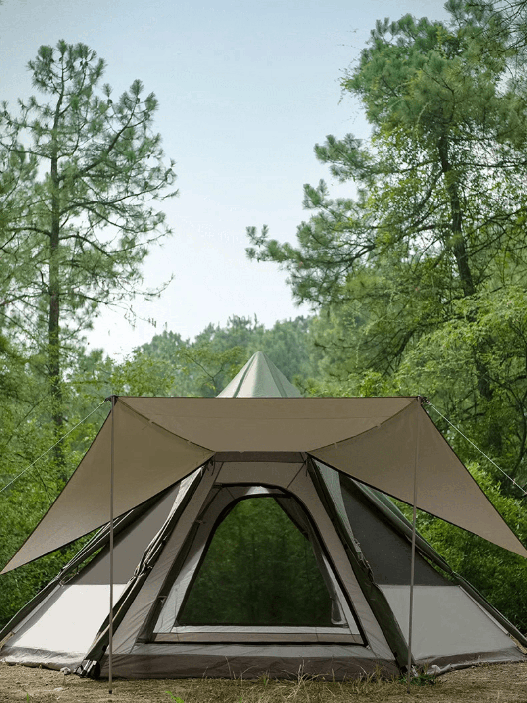 tente tipi exterieur