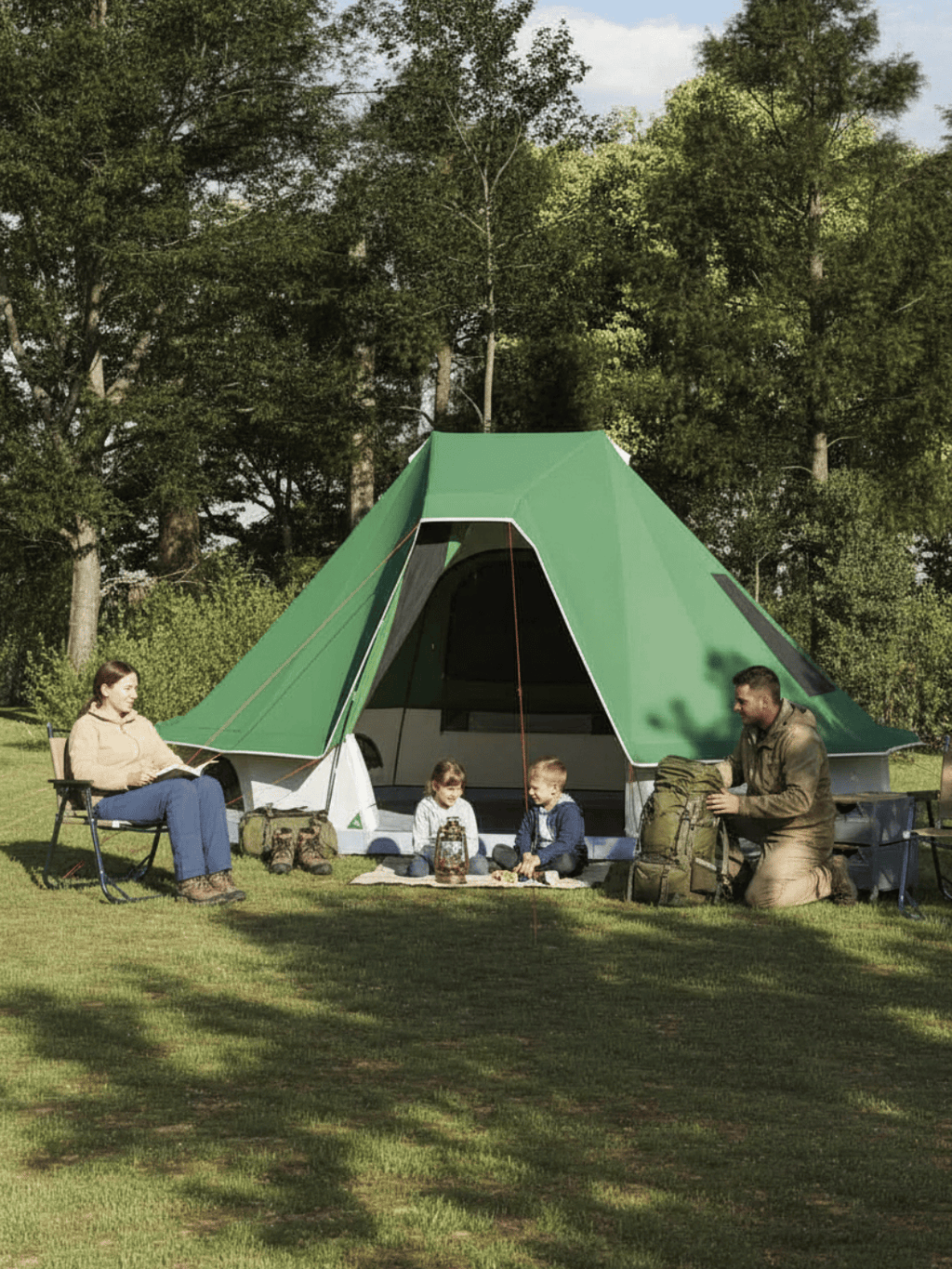 Tente Tipi familiale | Confort pour toute la famille