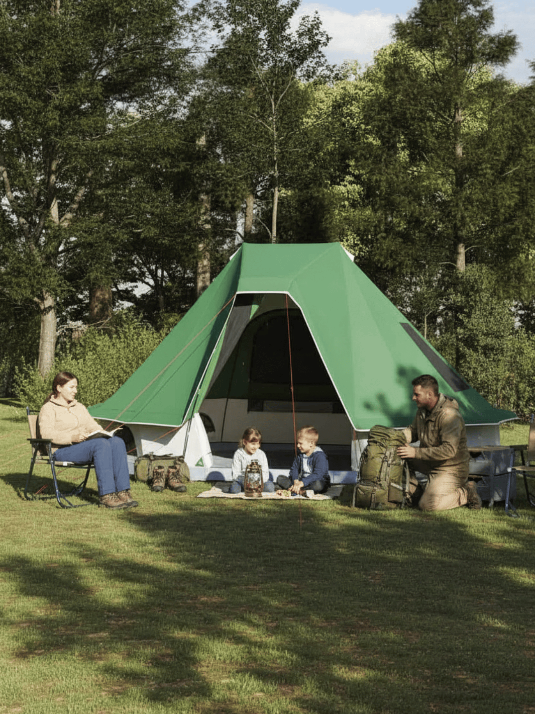 Tente Tipi familiale | Confort pour toute la famille