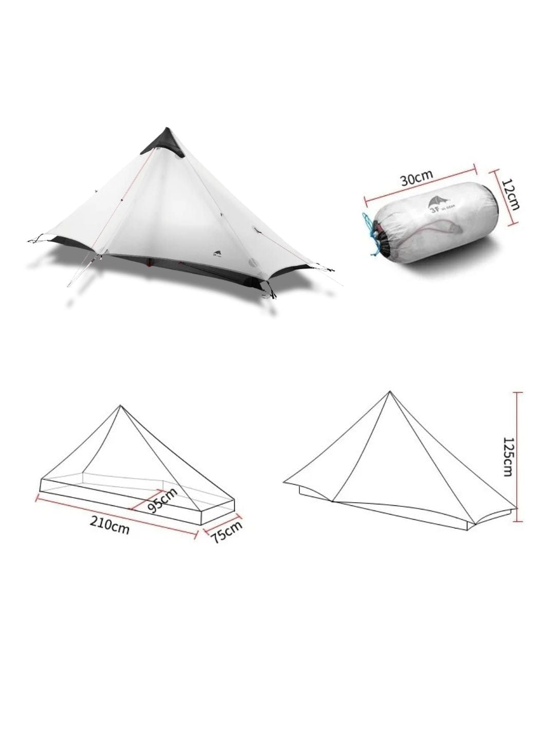 tente | trekking 1 place 