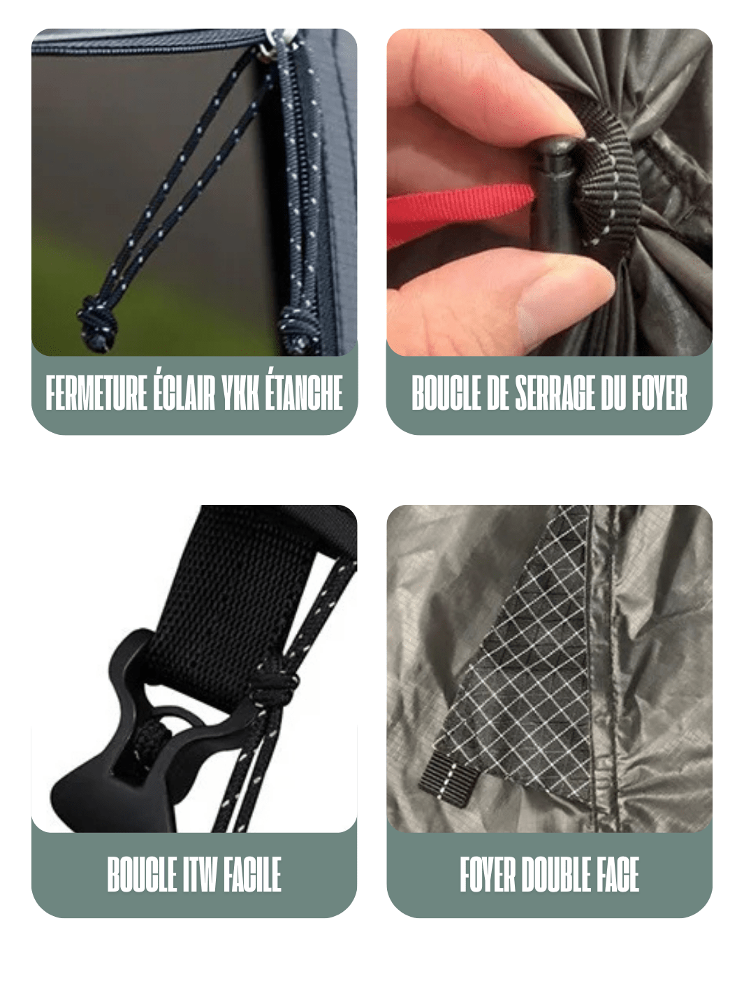 tente trekking fresh and black