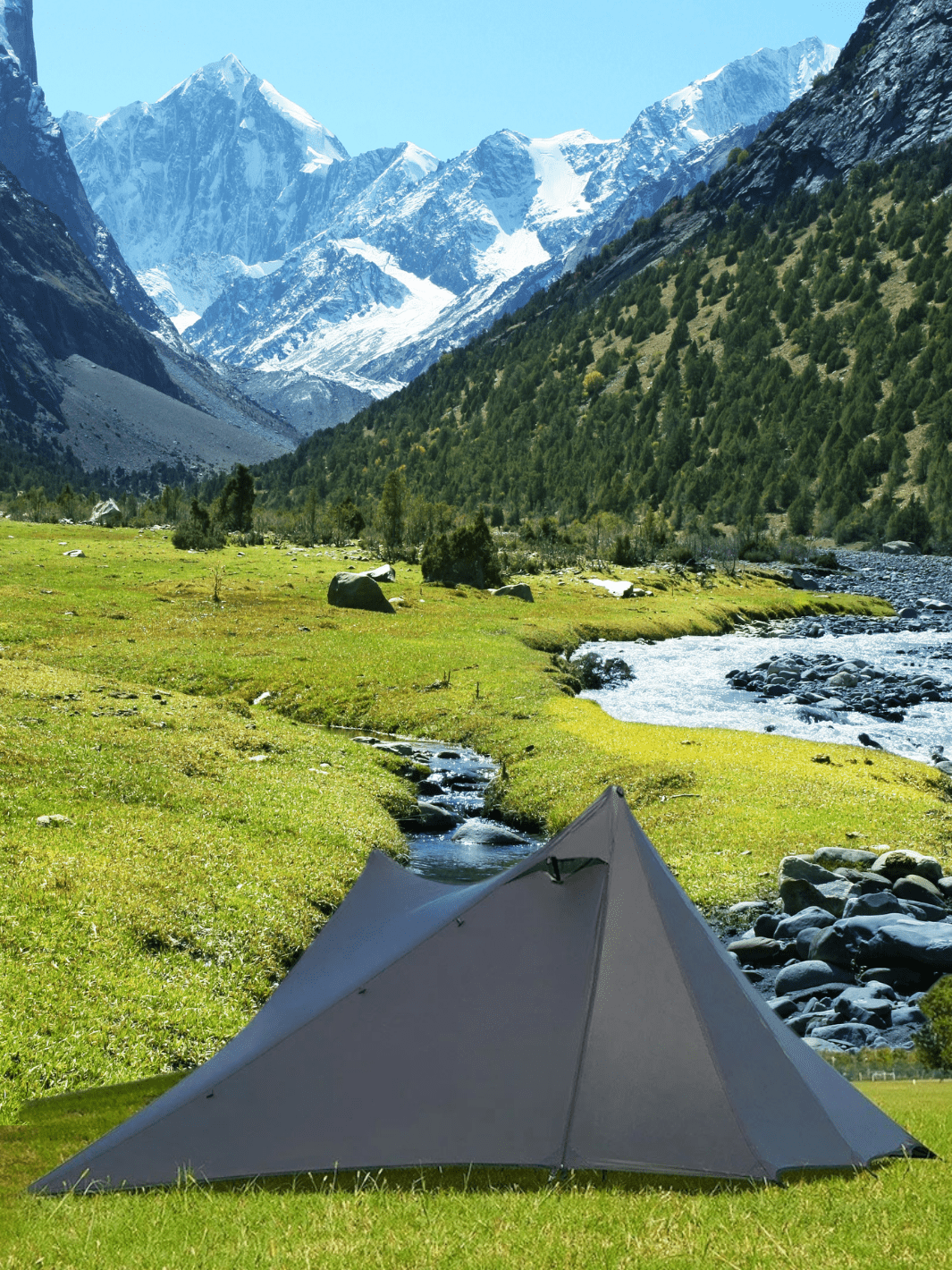 tente trekking fresh and black