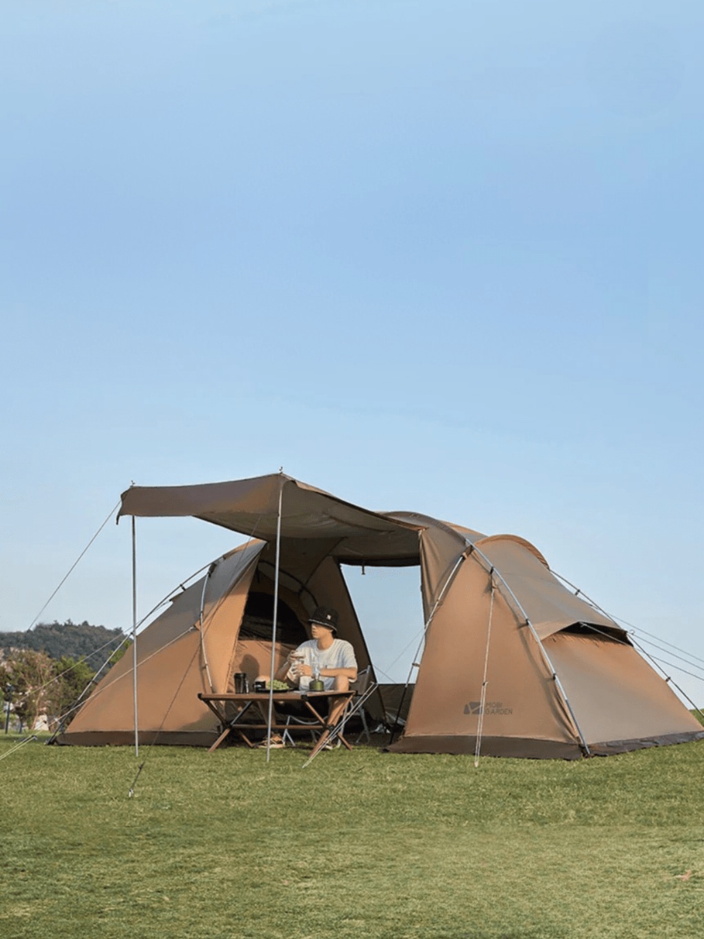 tente tunnel 2 chambres