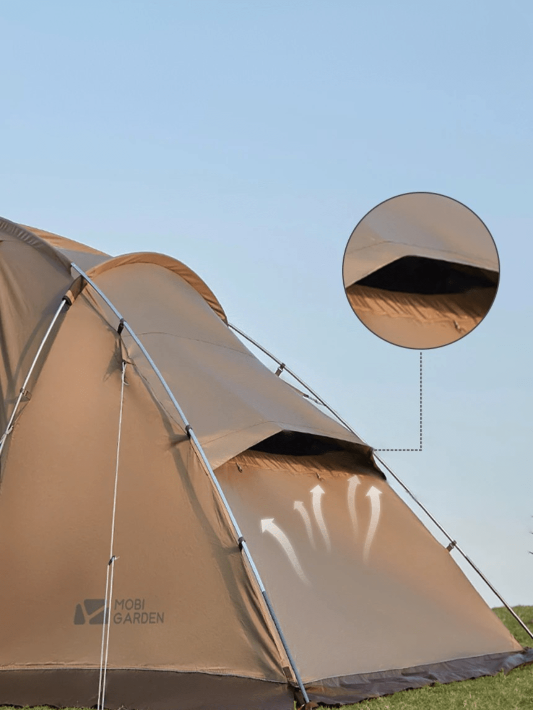 tente tunnel 2 chambres