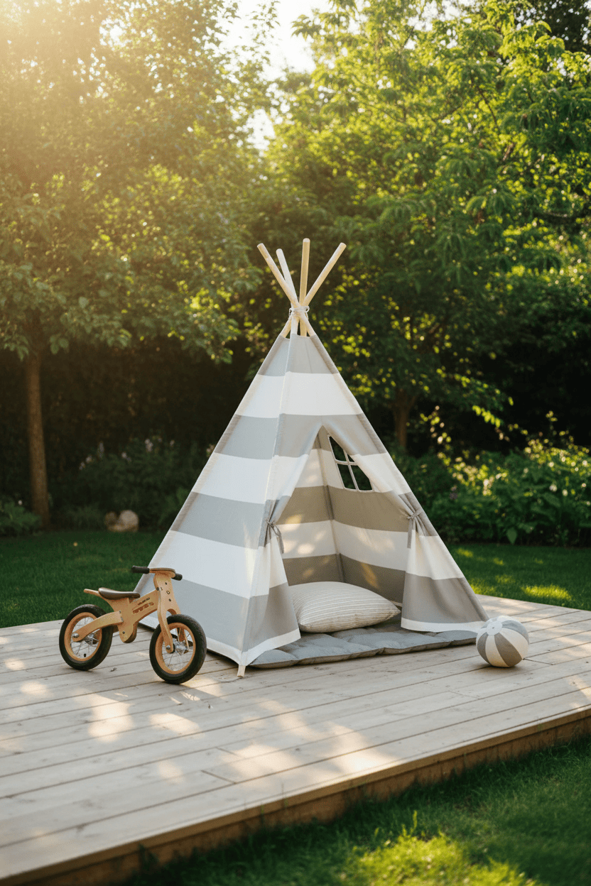 Tipi tente enfant | ludique et confortable