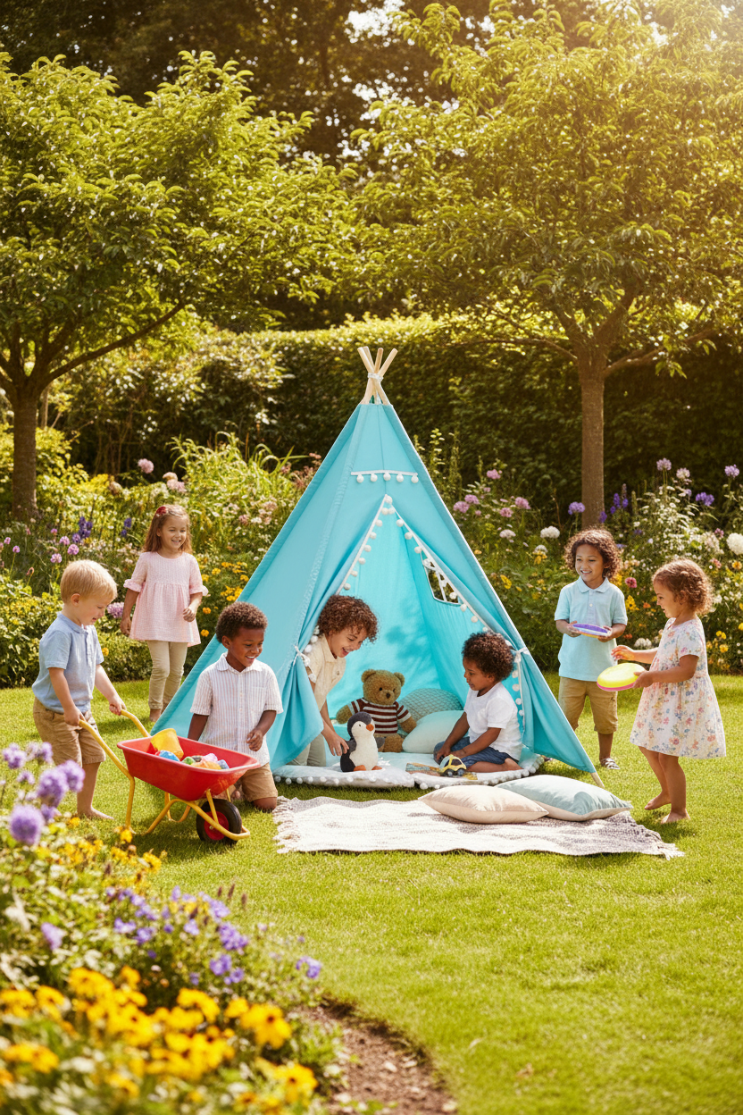 Tipi tente enfant | ludique et confortable