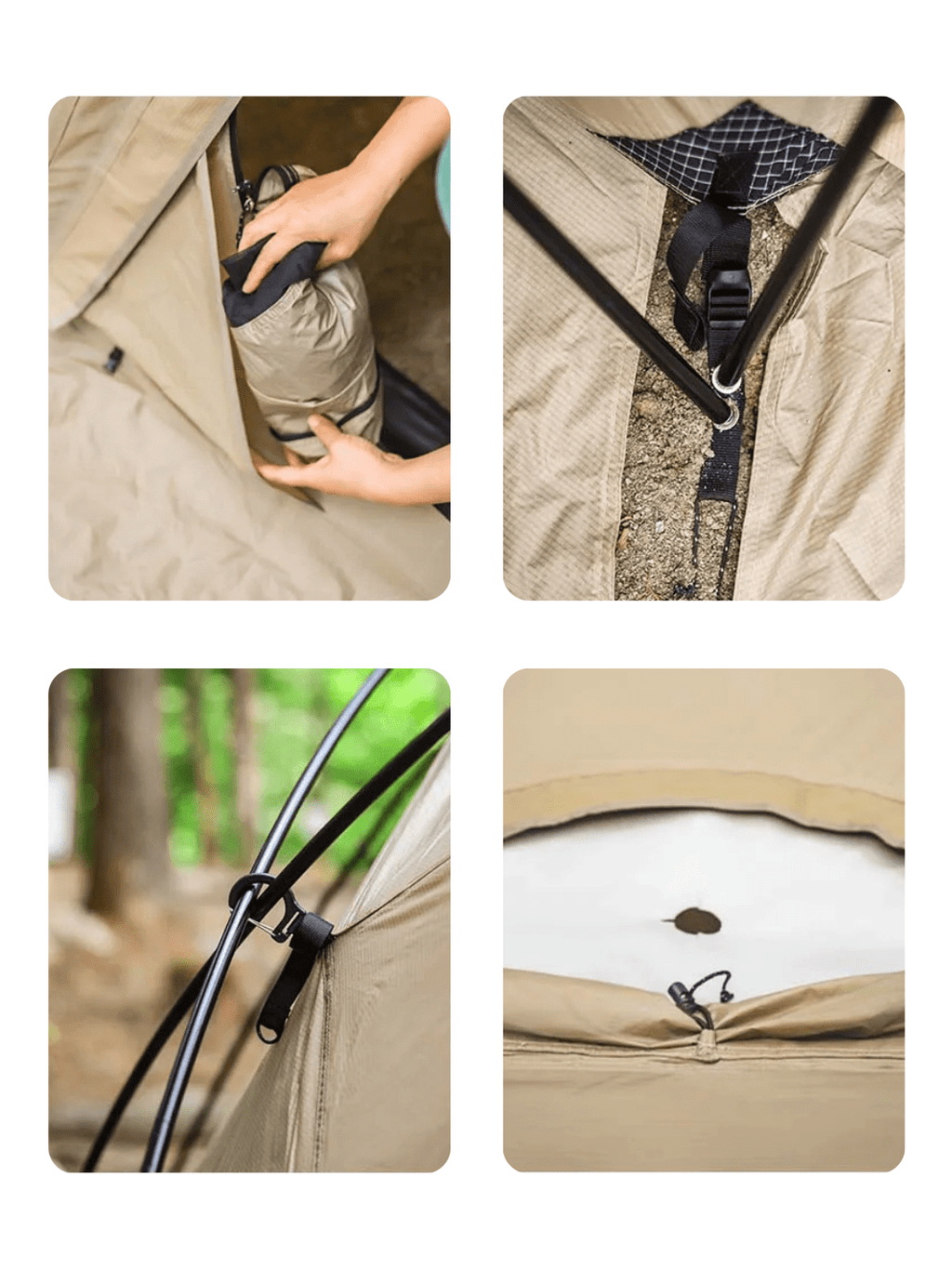 toile de tente 3 places