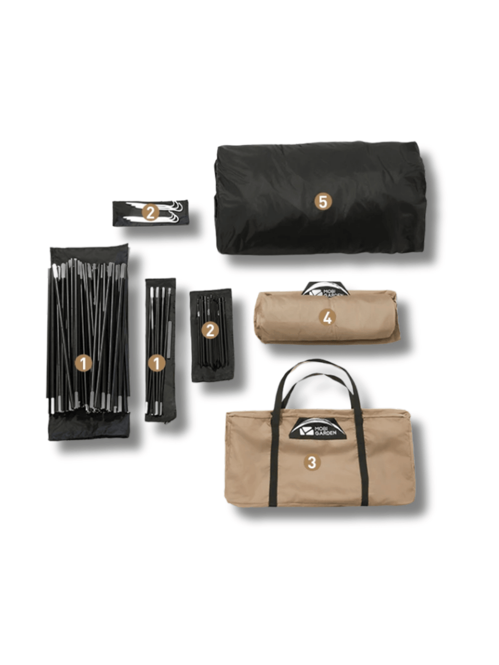 toile de tente 3 places