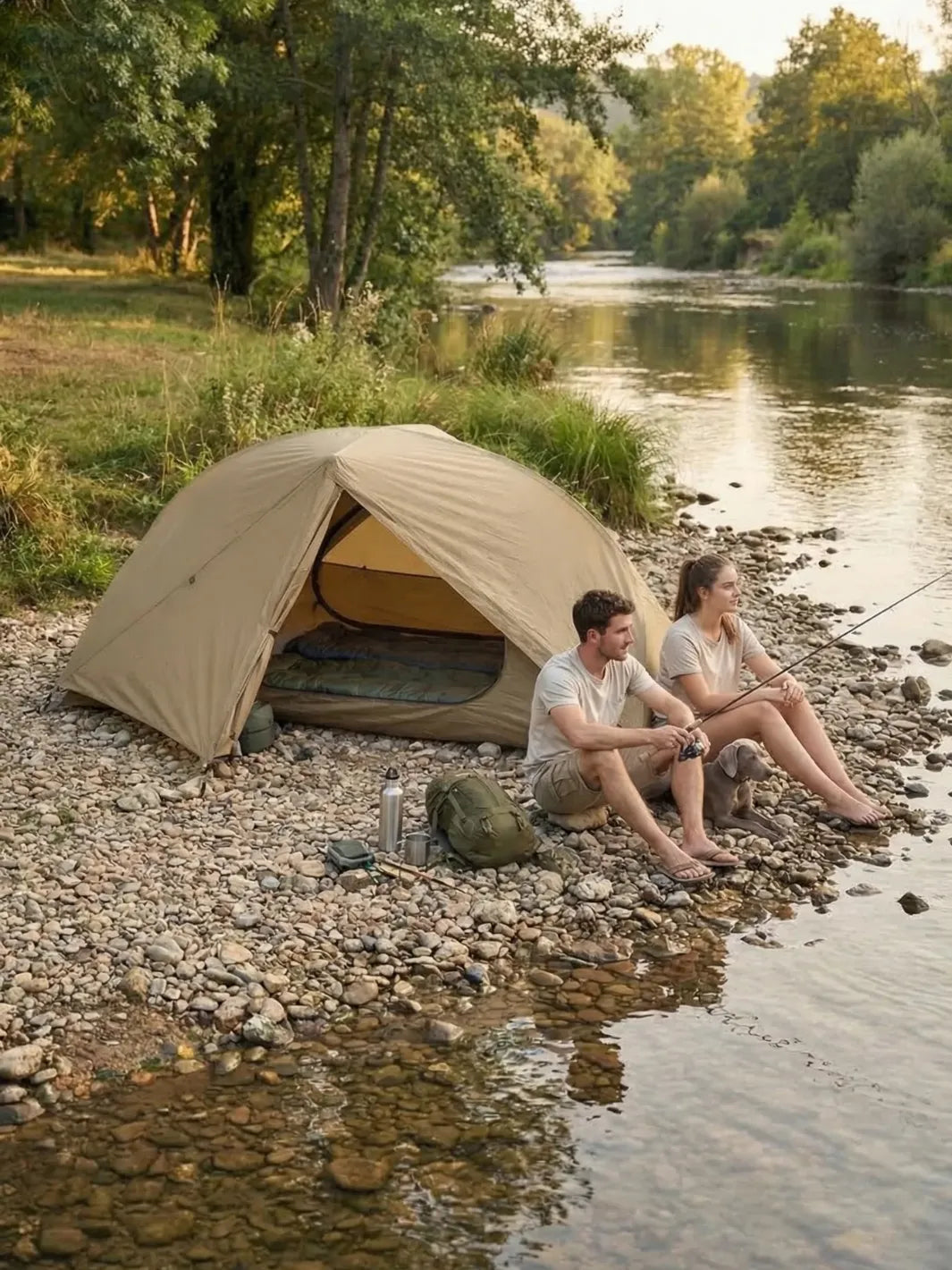 Toile de tente bivouac | ULTRA-LÉGÈRE 4 SAISONS