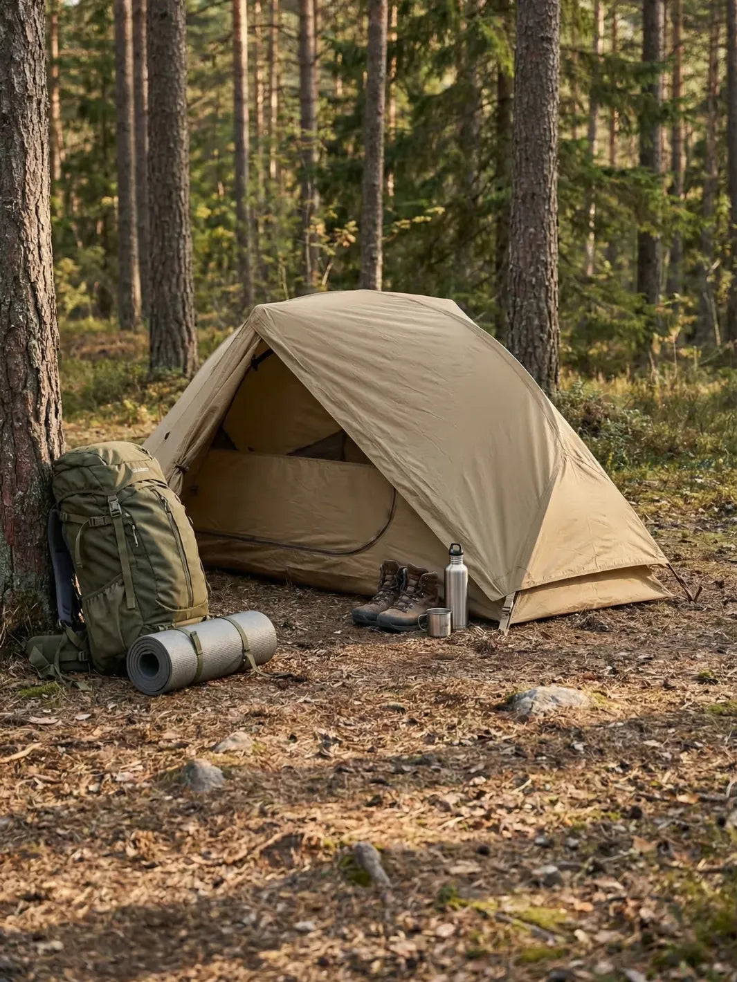 Toile de tente bivouac | ULTRA-LÉGÈRE 4 SAISONS