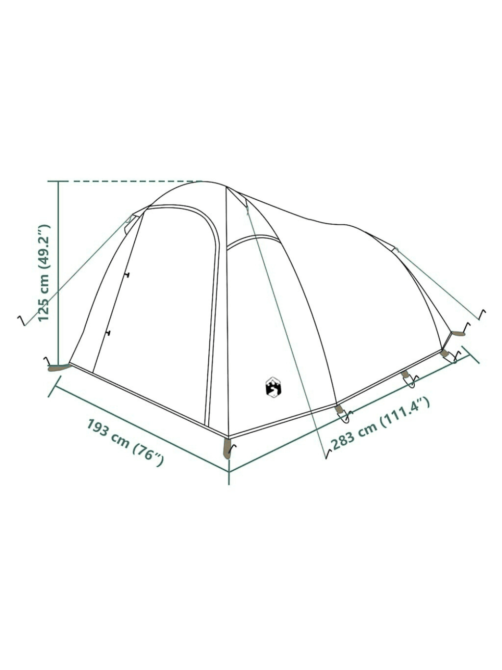 Toile de tente Black and Fresh | Pour des nuits fraîches