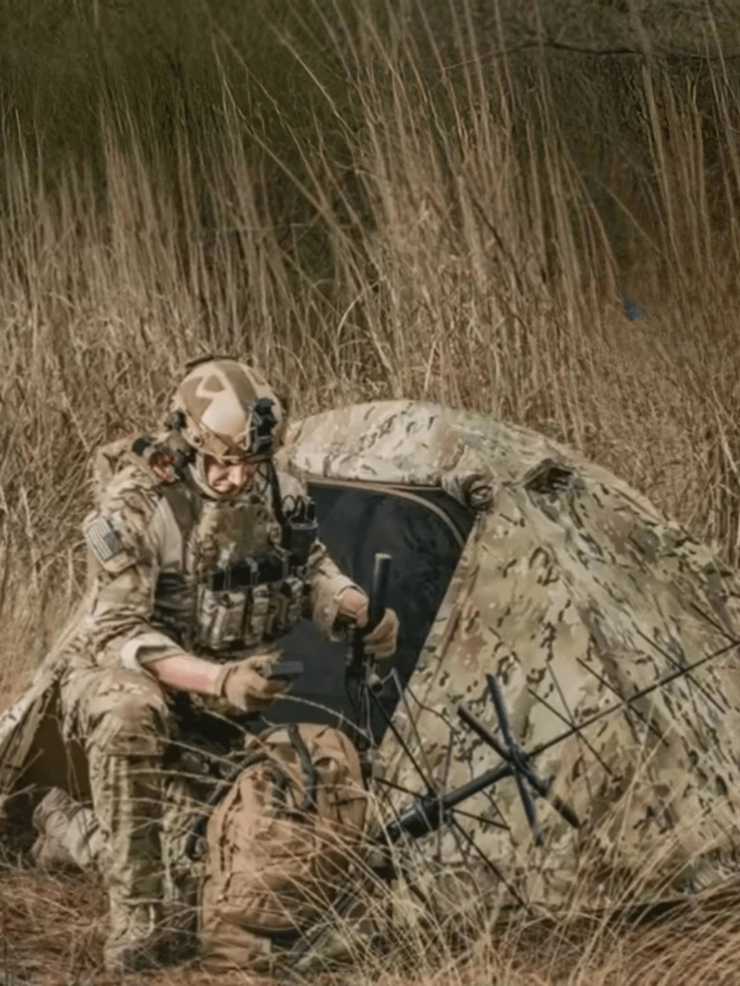 toile de tente camouflage