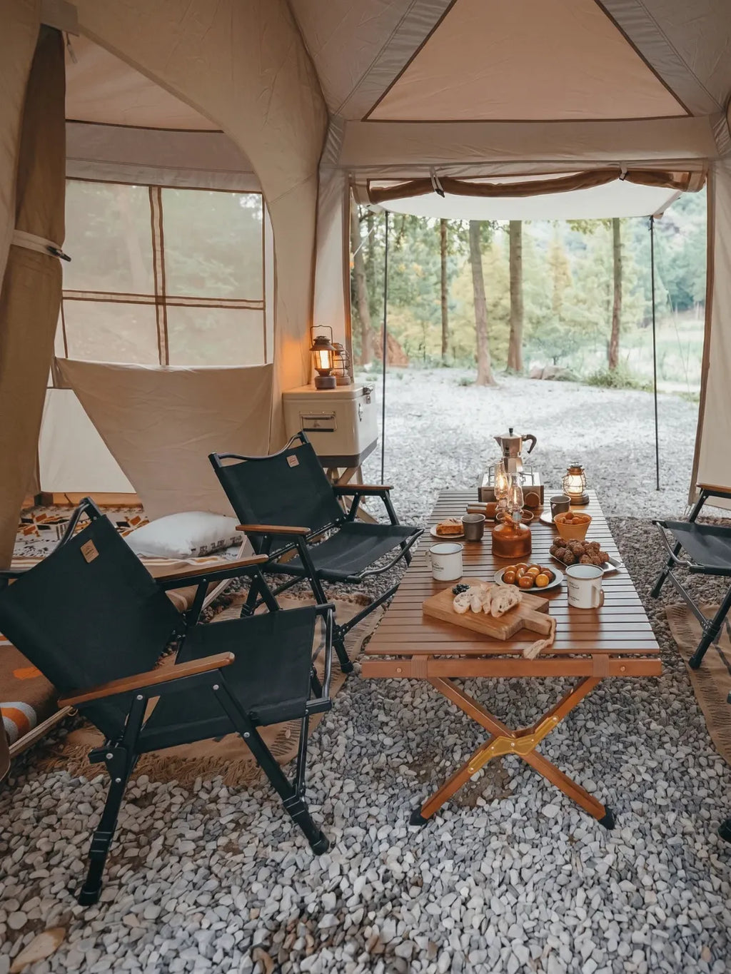 Toile de tente camping 6 8 personnes | GLAMPING AUTOMATIQUE