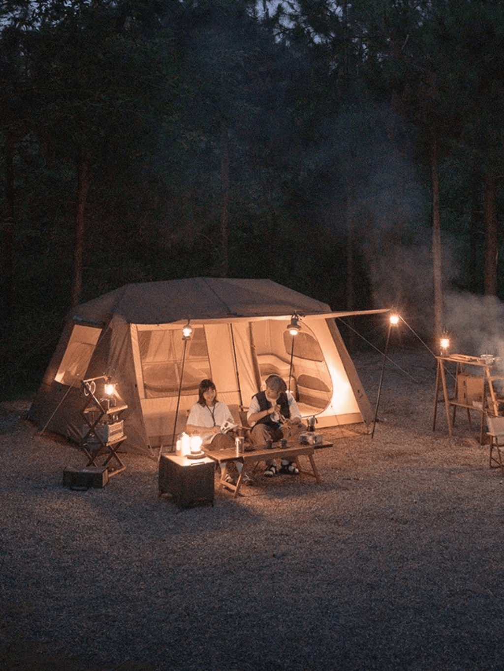 toile de tente familiale