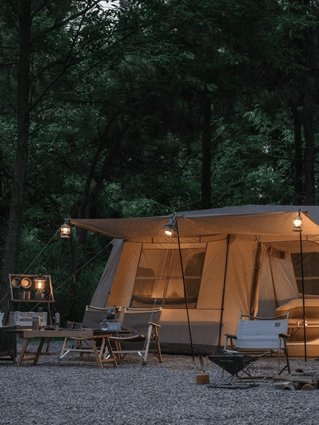 toile de tente familiale