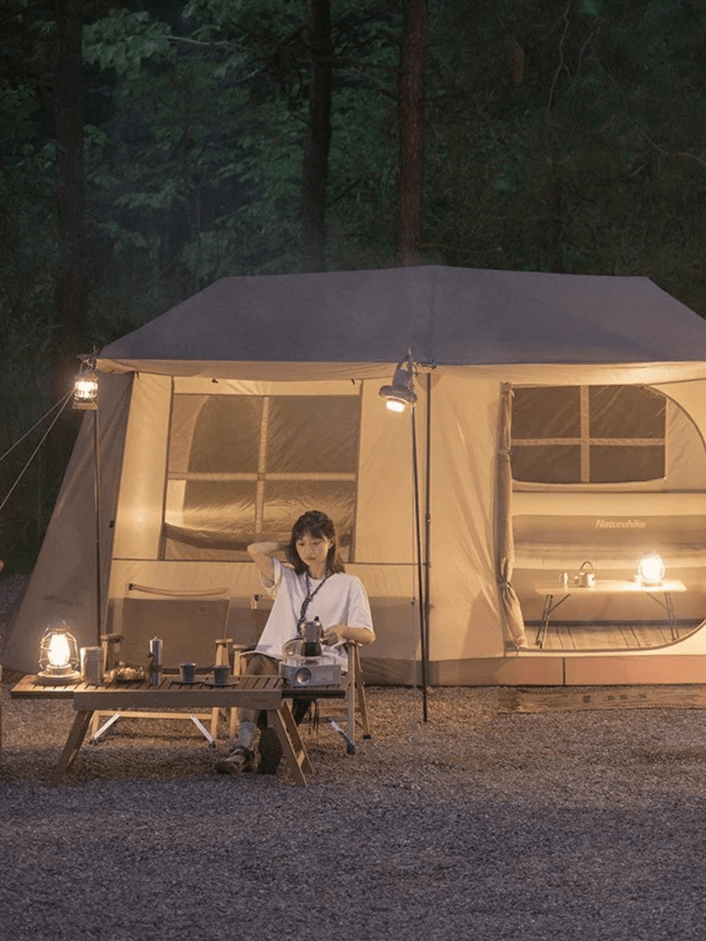 toile de tente familiale