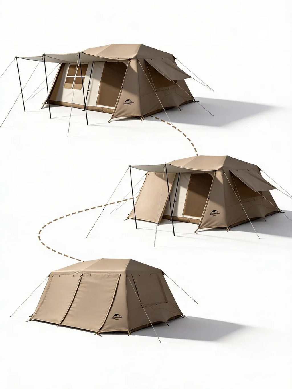 Toile de tente familiale | 6 PERSONNES CONFORT TOTAL