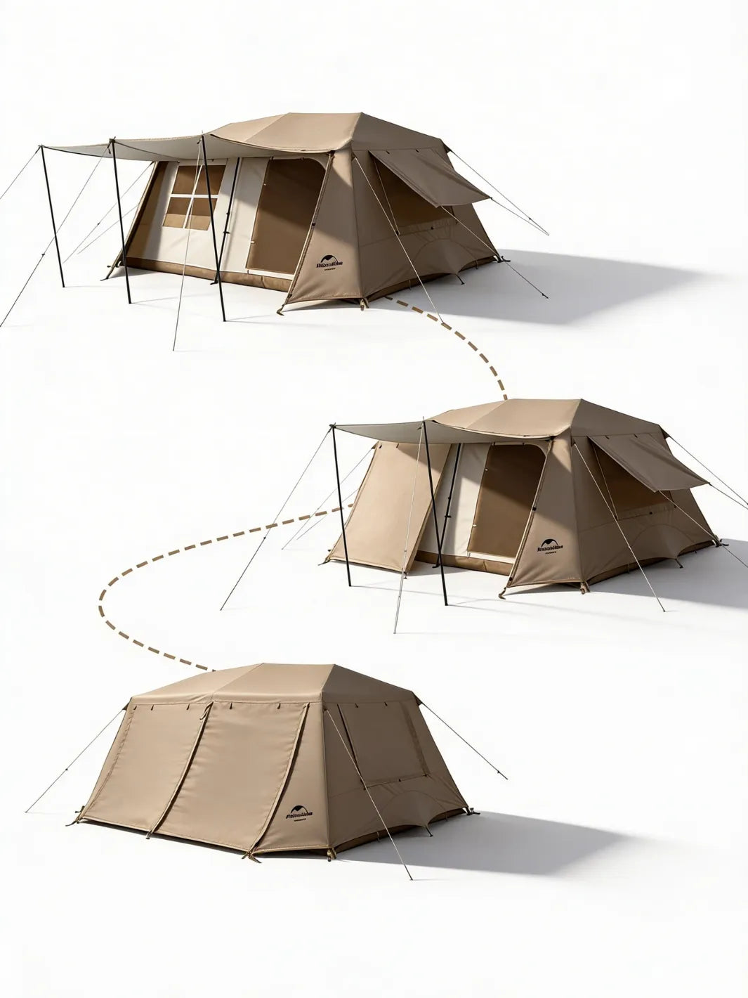 Toile de tente familiale | 6 PERSONNES CONFORT TOTAL