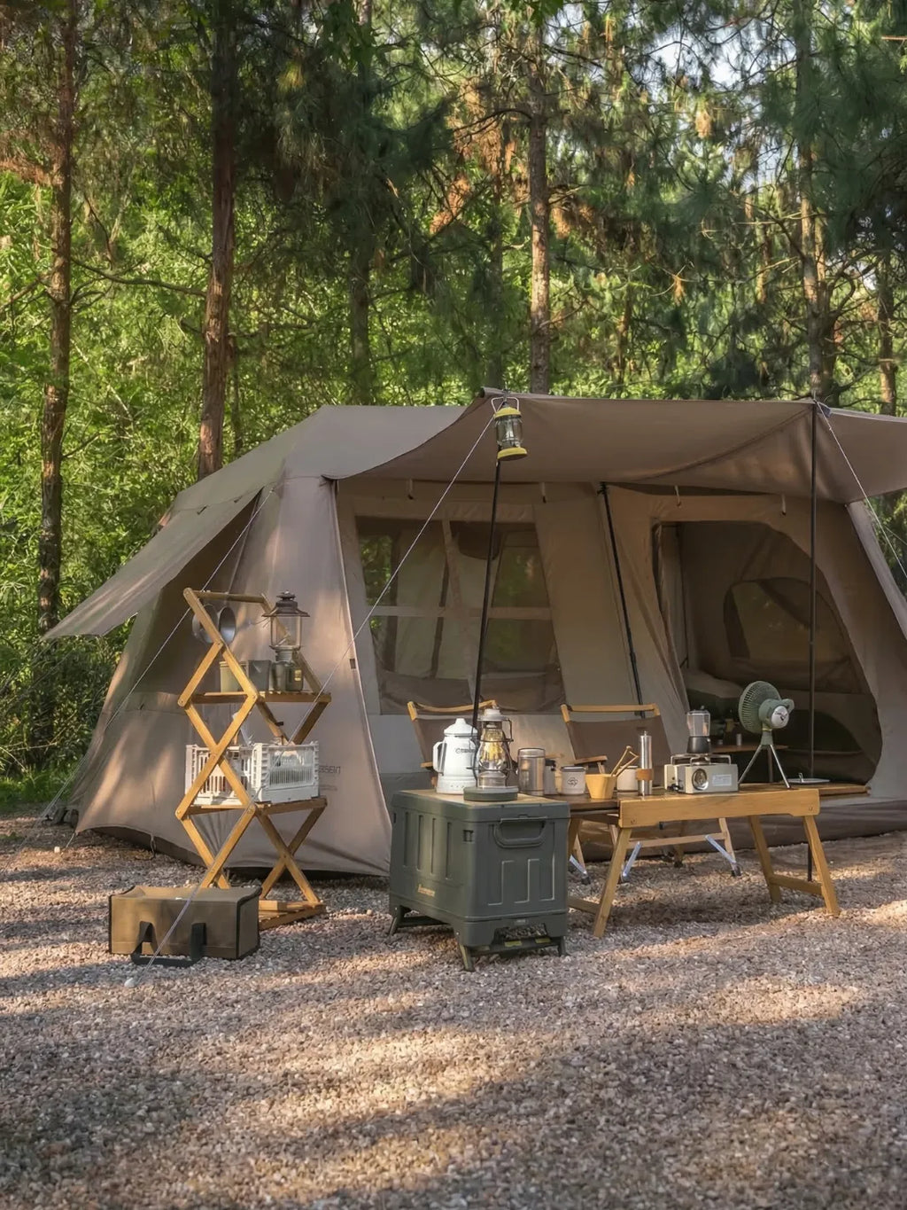 Toile de tente familiale | 6 PERSONNES CONFORT TOTAL