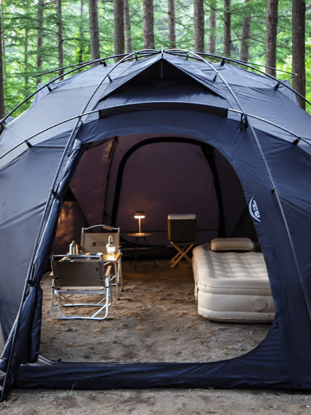 toile de tente fresh and black