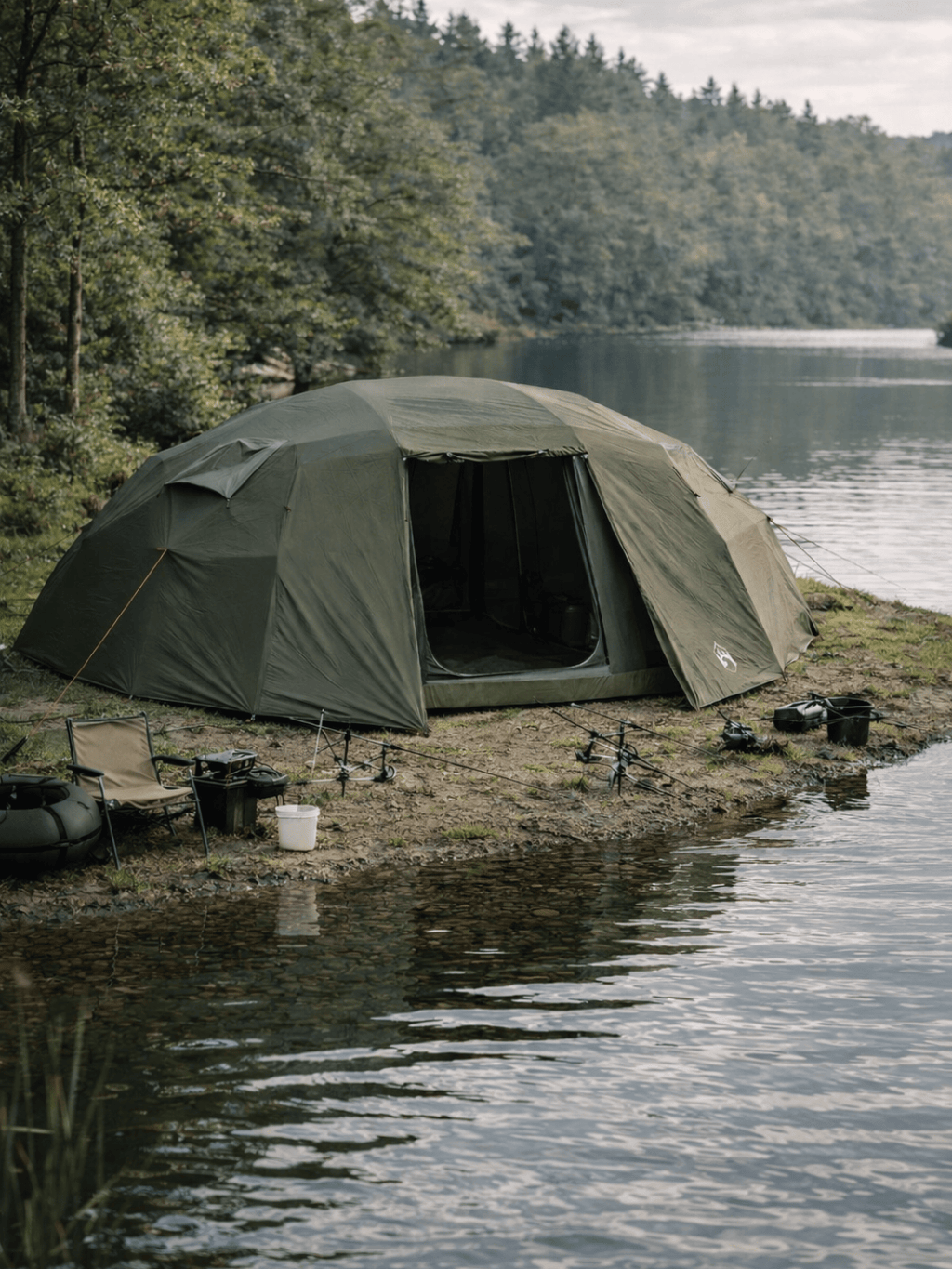 Toile de tente pour la pêche 7 places | Abri spacieux