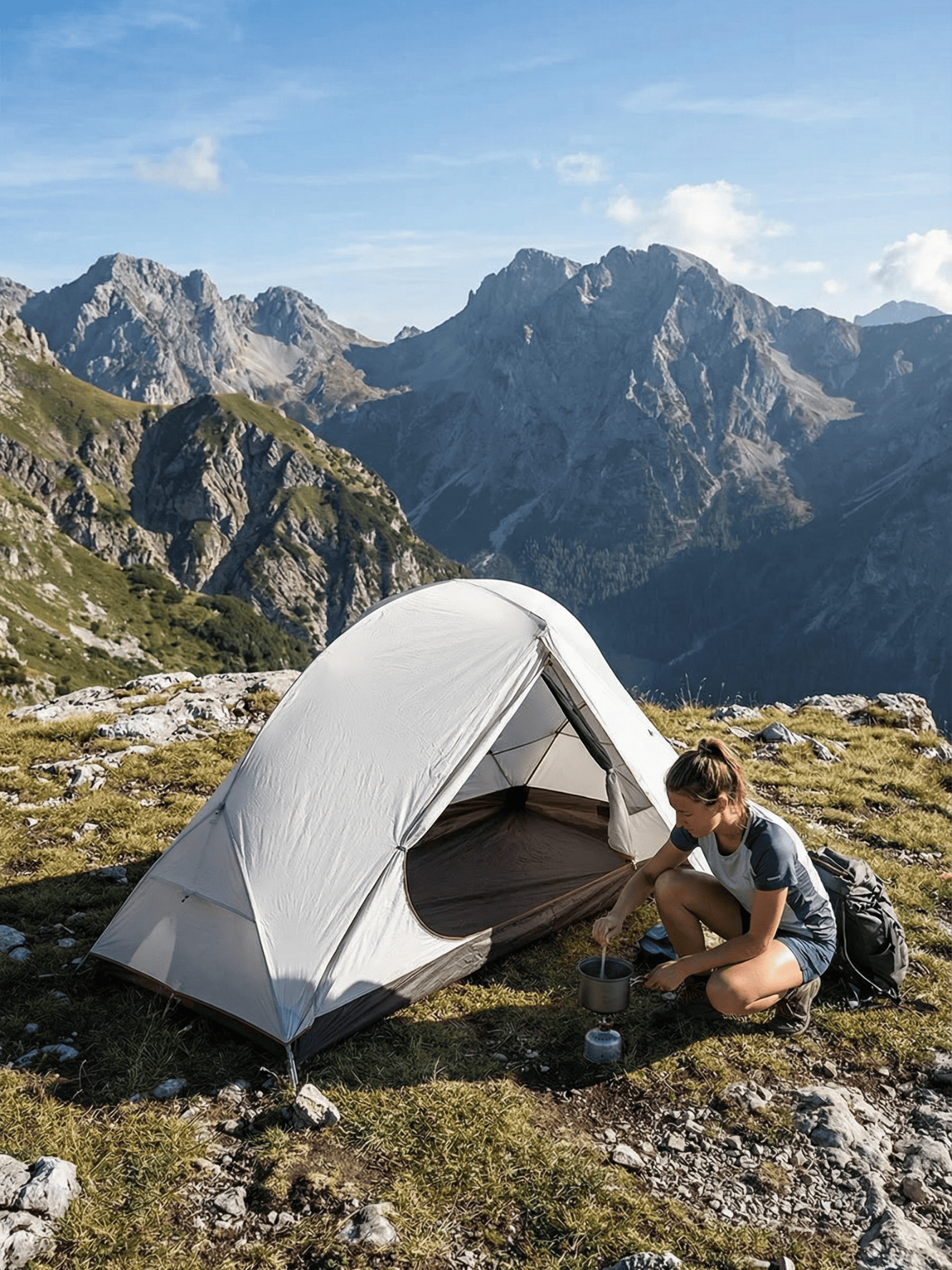 Toile de tente trekking | légère et résistante