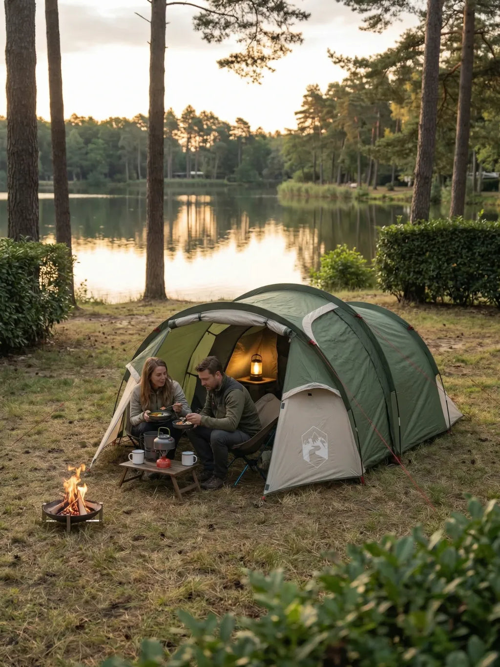 Toile de tente tunnel 2 pers. | INTIMITÉ ET PROTECTION TOTALE