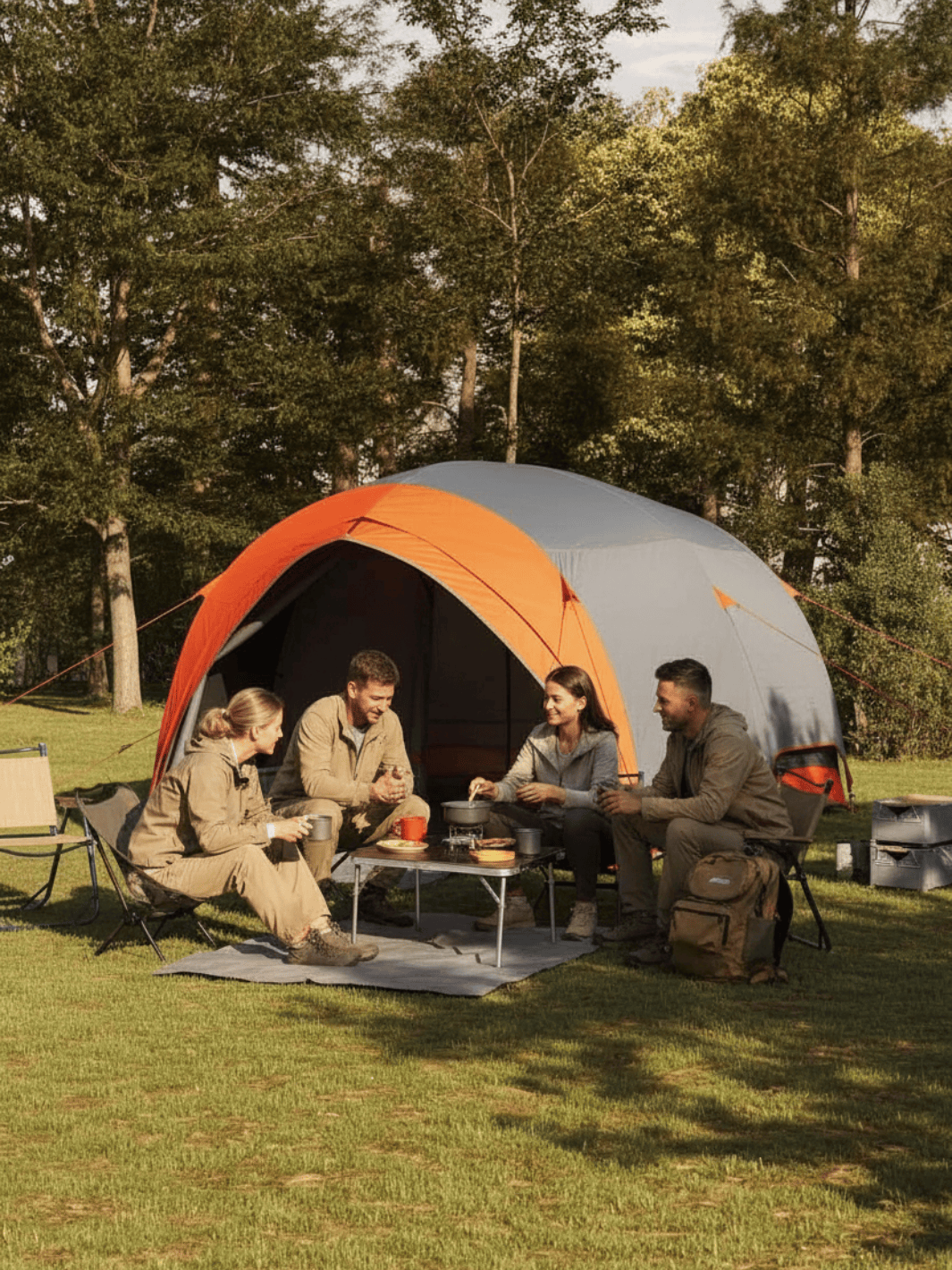 Toile de tente tunnel | Confort & espace assuré